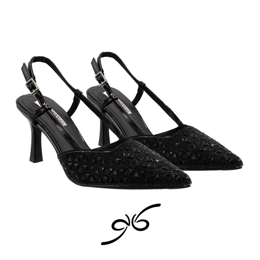 کفش زنانه مجلسی بغل باز یونای - YR5136