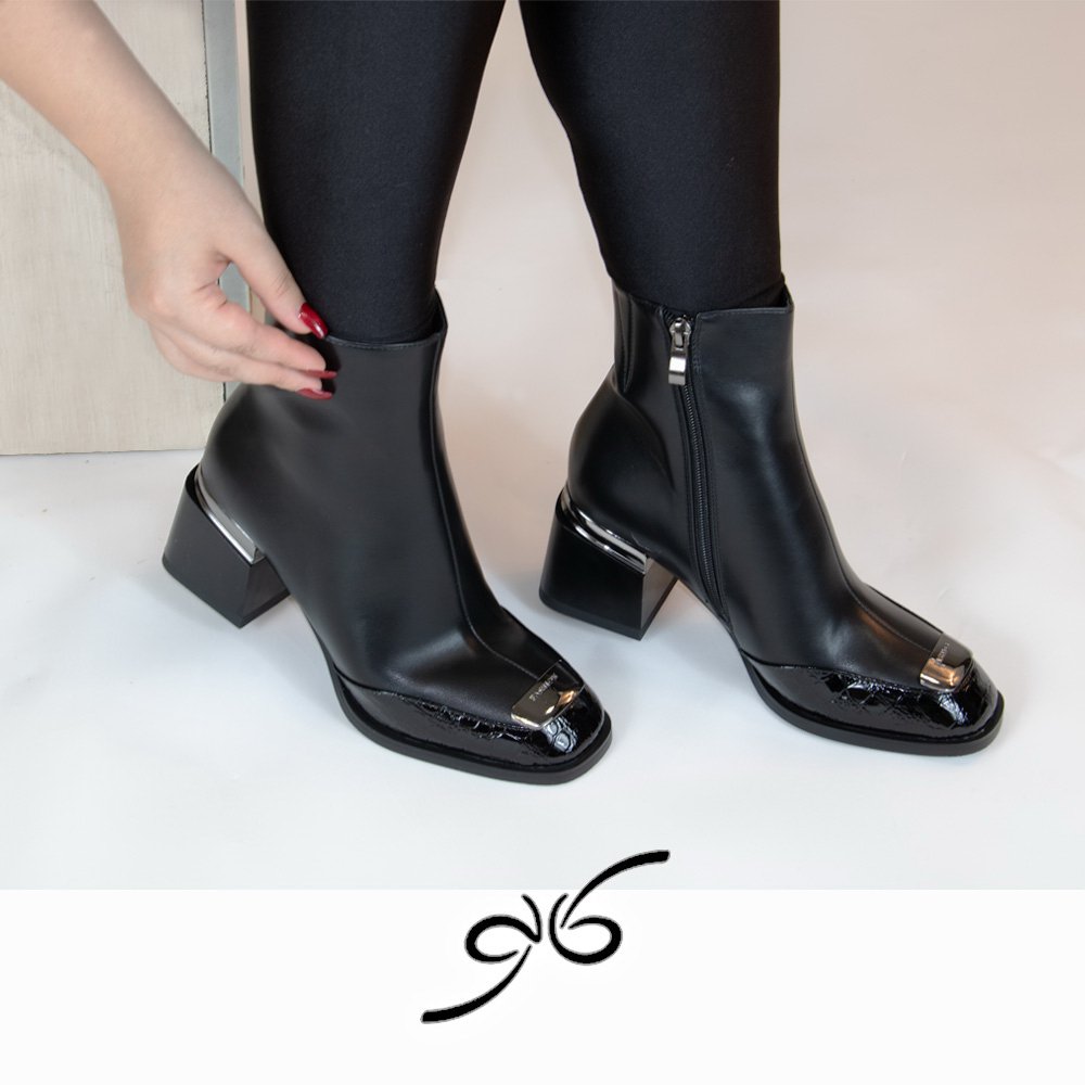 نیم بوت زنانه شیک پاشنه دار