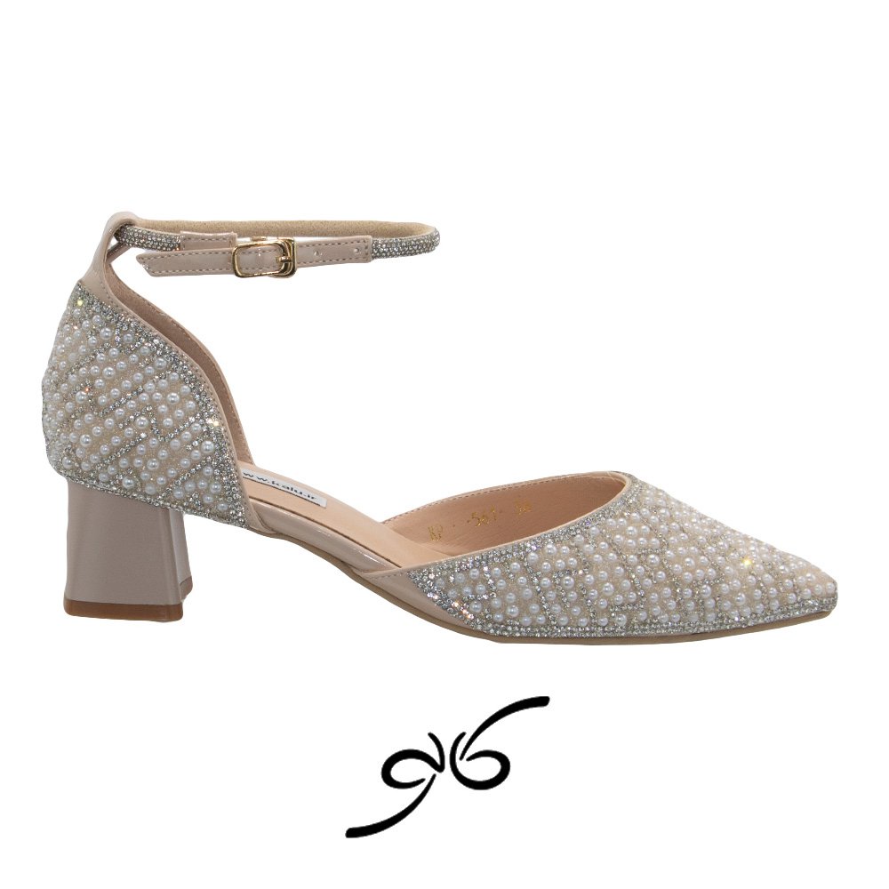 کفش مهمانی زنانه مرواریدی