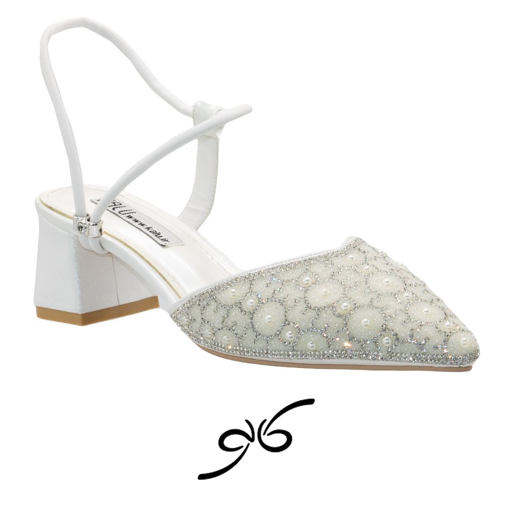 کفش زنانه پاشنه کوتاه پشت باز