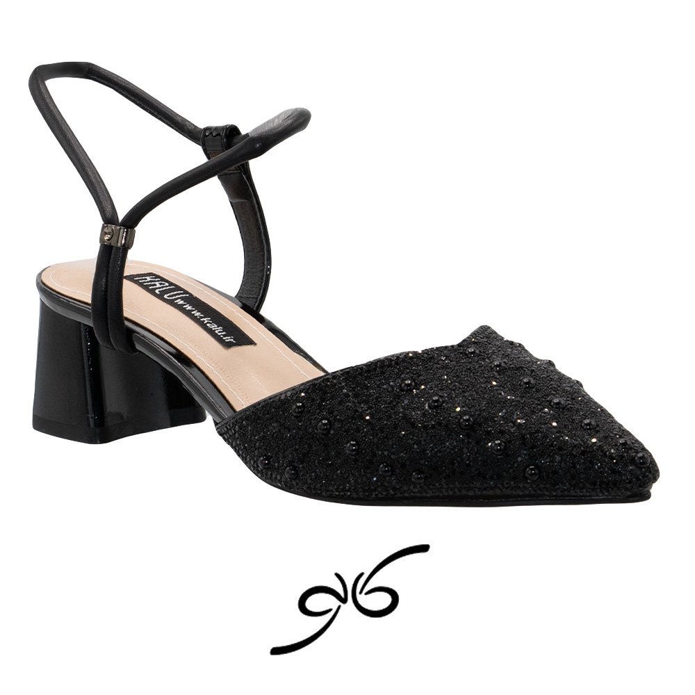 کفش زنانه پاشنه کوتاه پشت باز