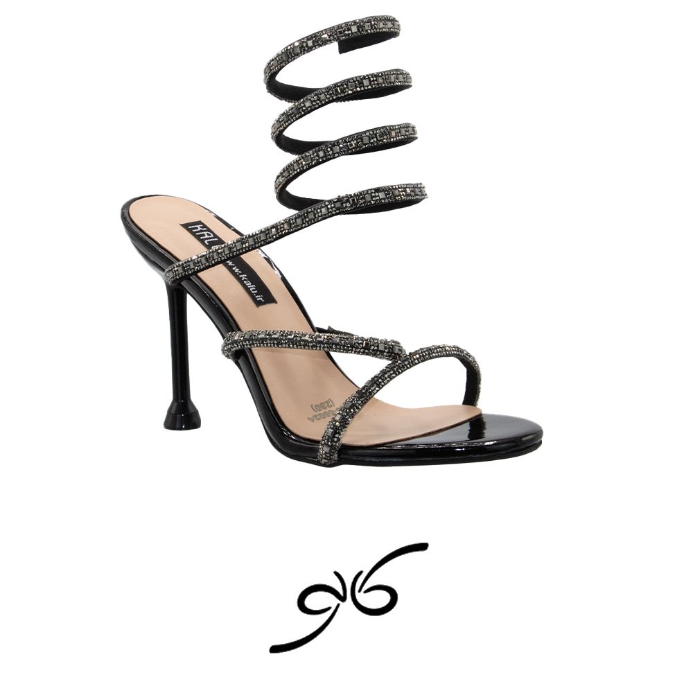 کفش نگینی دورپیچ فنری