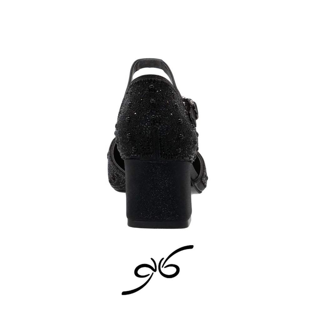 کفش زنانه پاشنه کوتاه پشت بسته