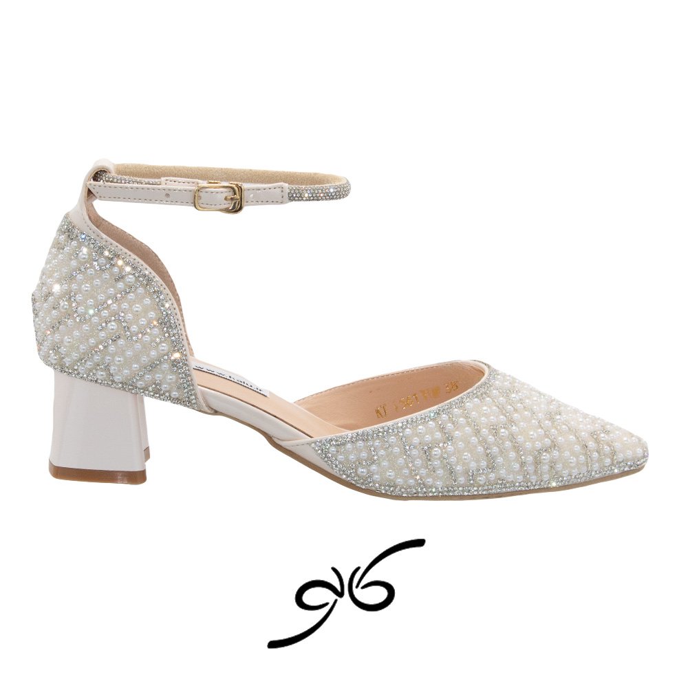 کفش مهمانی زنانه مرواریدی