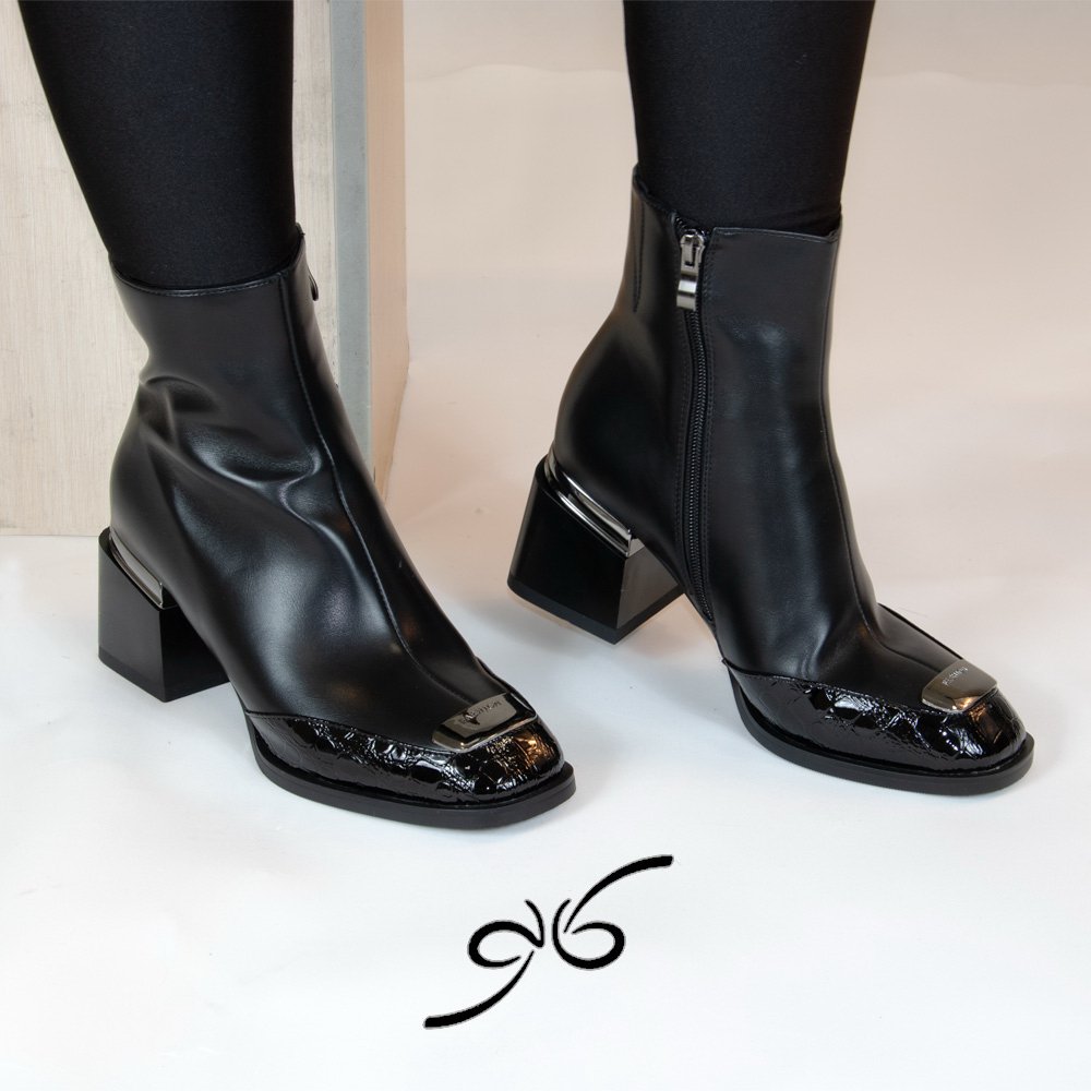 نیم بوت زنانه شیک پاشنه دار