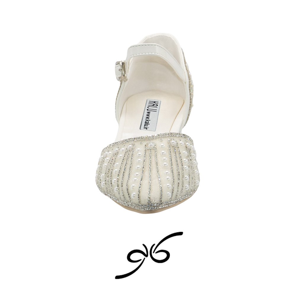 کفش زنانه پشت بسته نیگینی مرواریدی