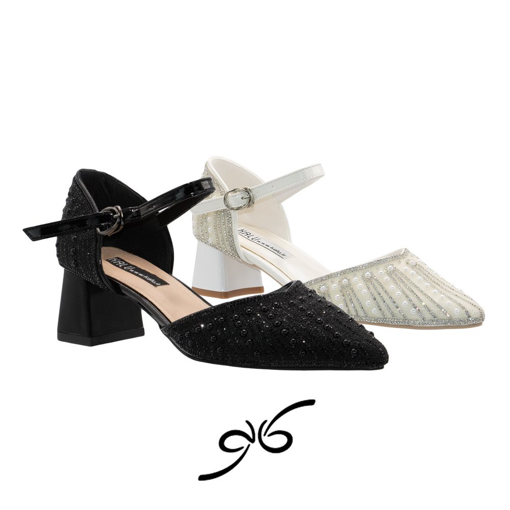 کفش زنانه پشت بسته نیگینی مرواریدی