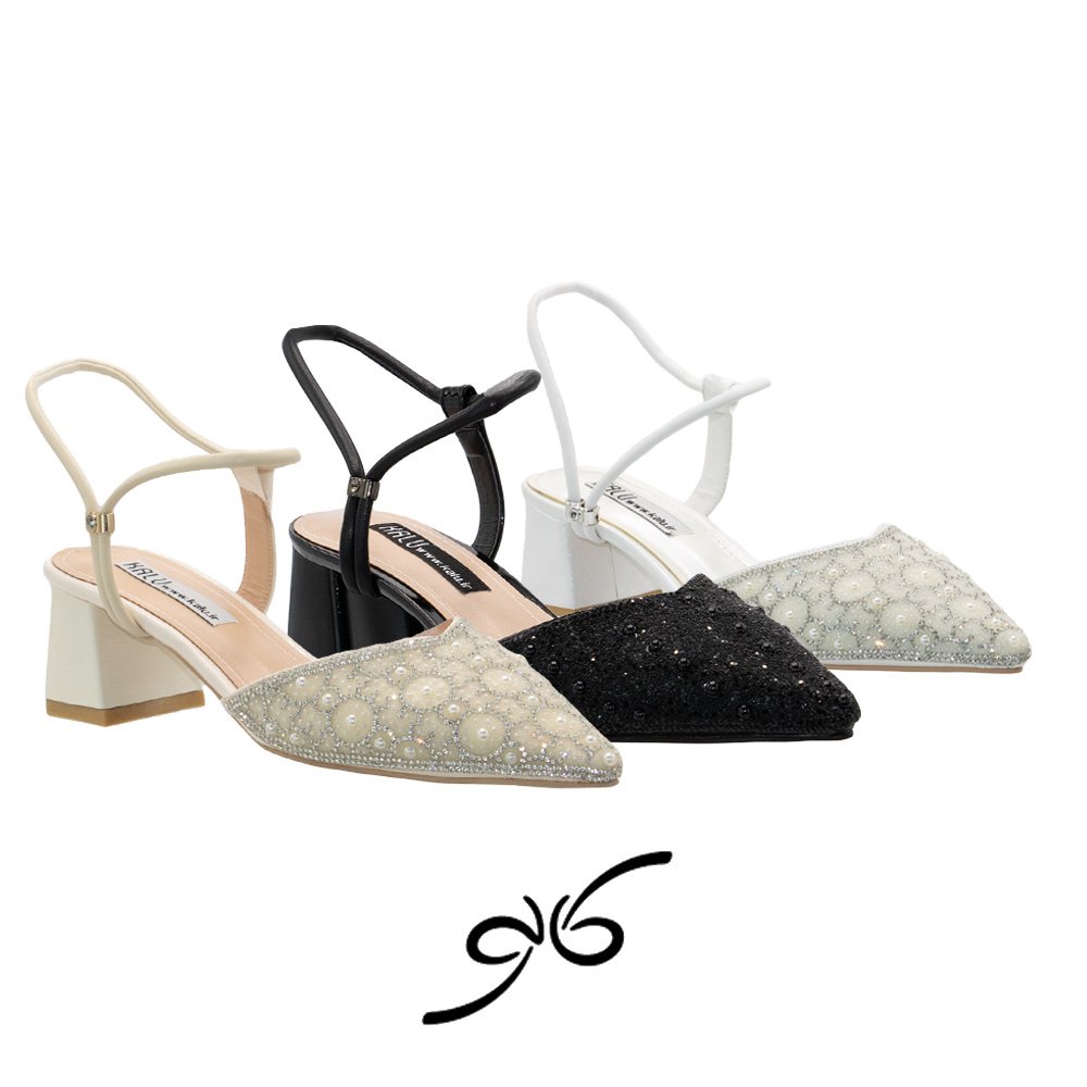 کفش زنانه پاشنه کوتاه پشت باز