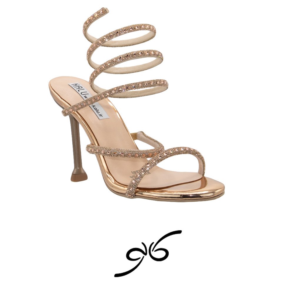 کفش نگینی دورپیچ فنری