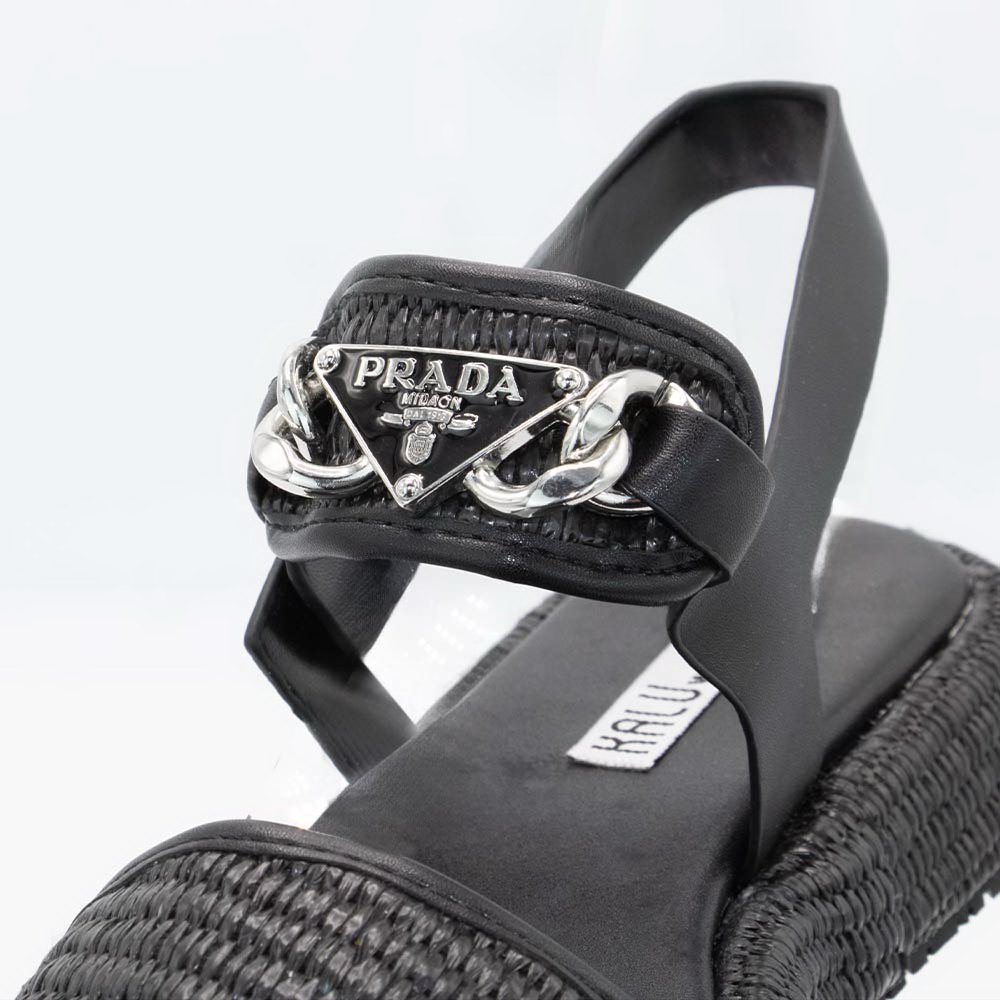 صندل زنانه حصیری پرادو