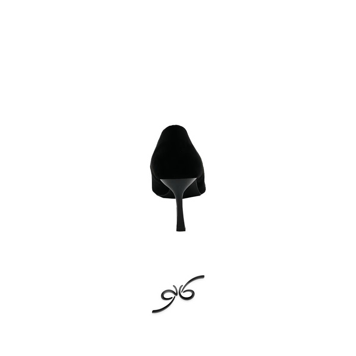 کفش مچلسی پاشنه بلند زنانه مخمل