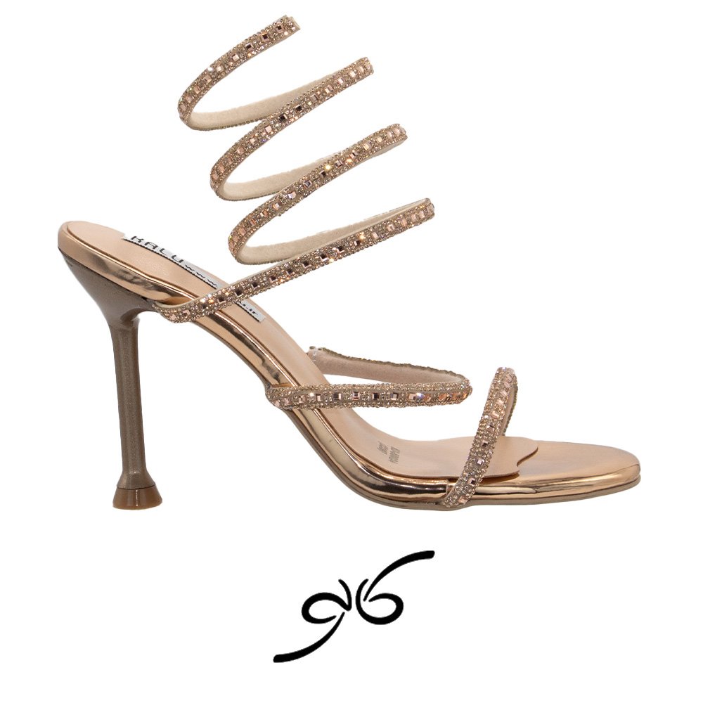 کفش نگینی دورپیچ فنری