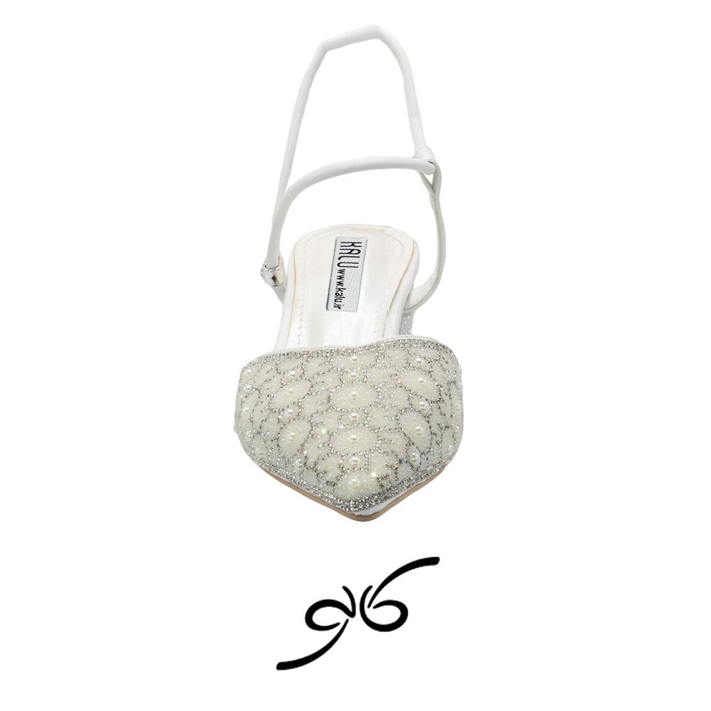 کفش زنانه پاشنه کوتاه پشت باز