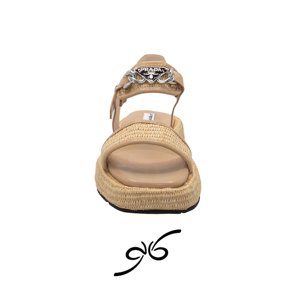 صندل زنانه حصیری پرادو