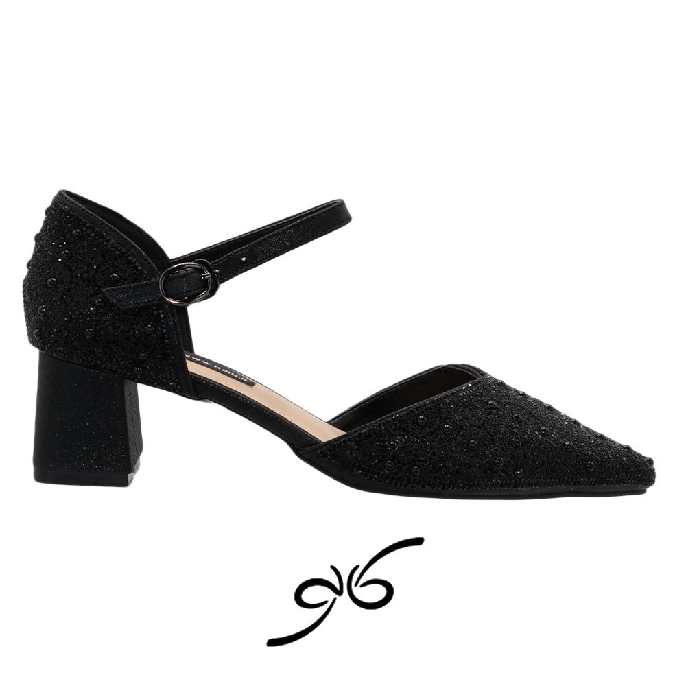 کفش زنانه پاشنه کوتاه پشت بسته