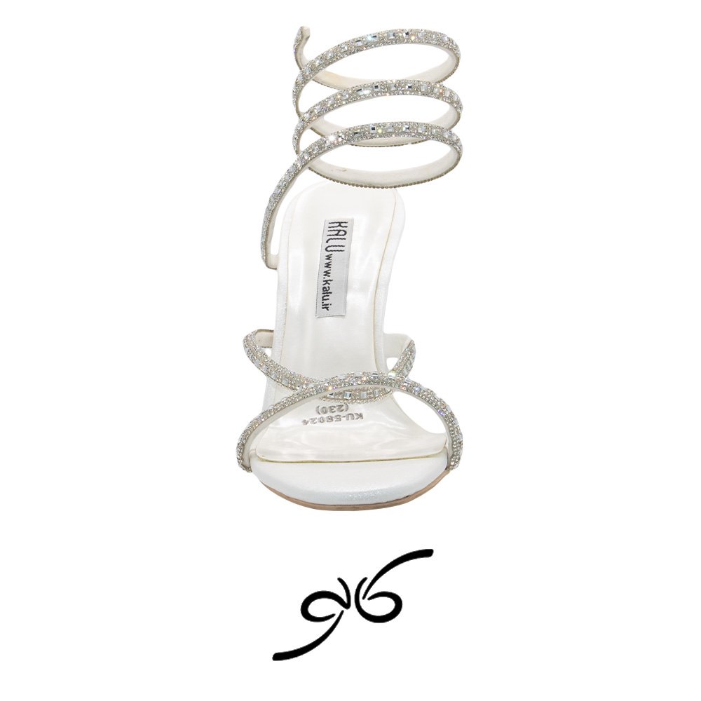 کفش نگینی دورپیچ فنری