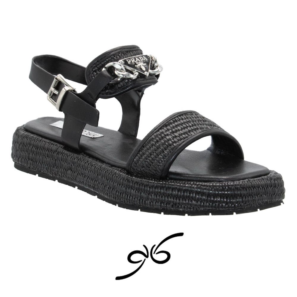 صندل زنانه حصیری پرادو