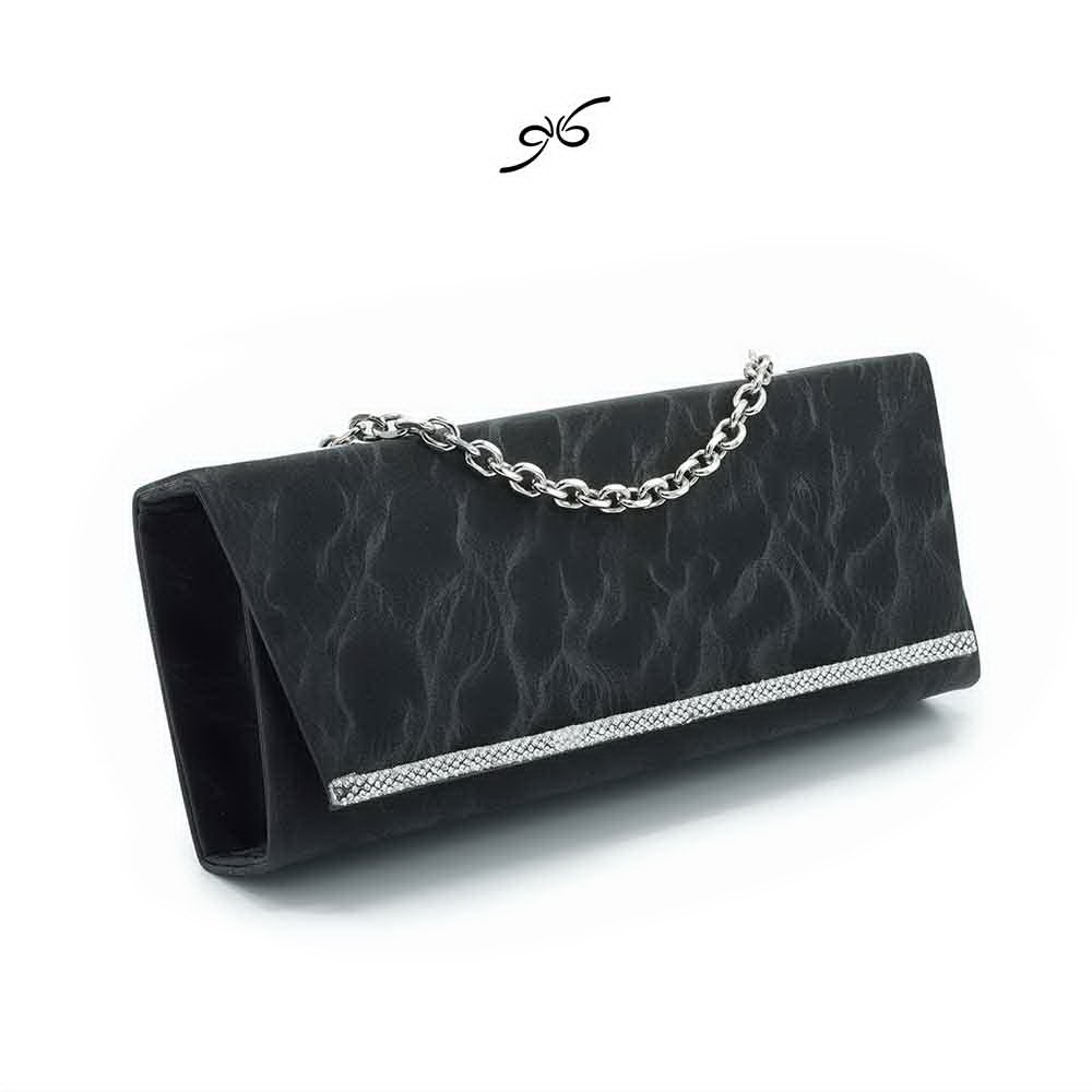 کیف مجلسی زنانه نوار نگینی 