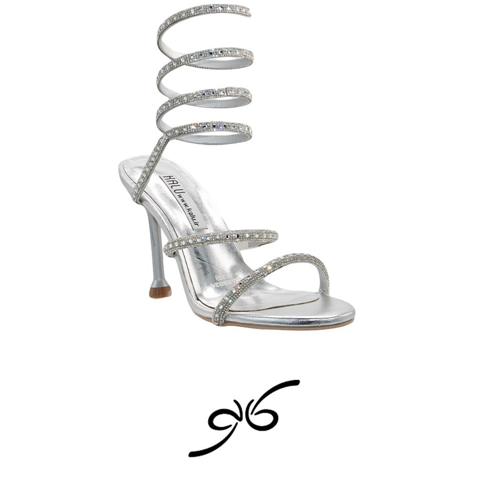 کفش نگینی دورپیچ فنری