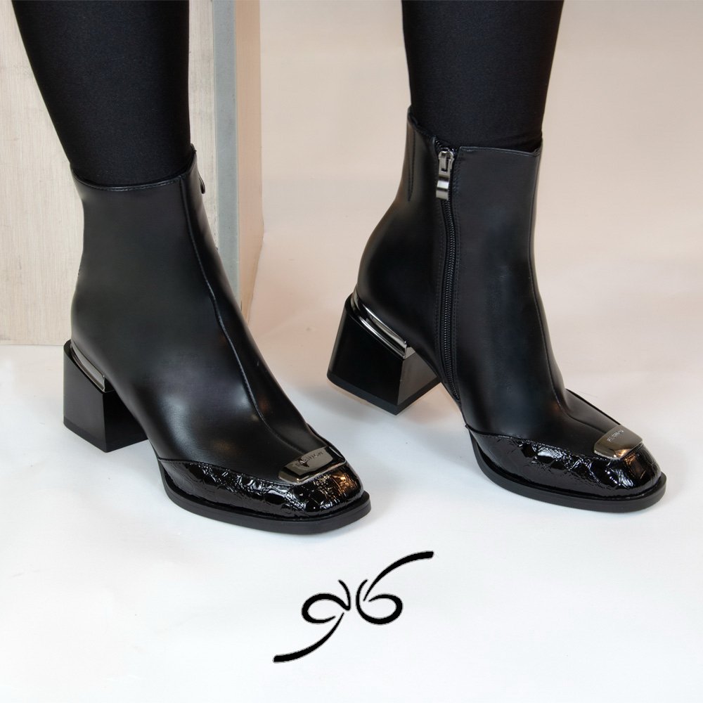 نیم بوت زنانه شیک پاشنه دار