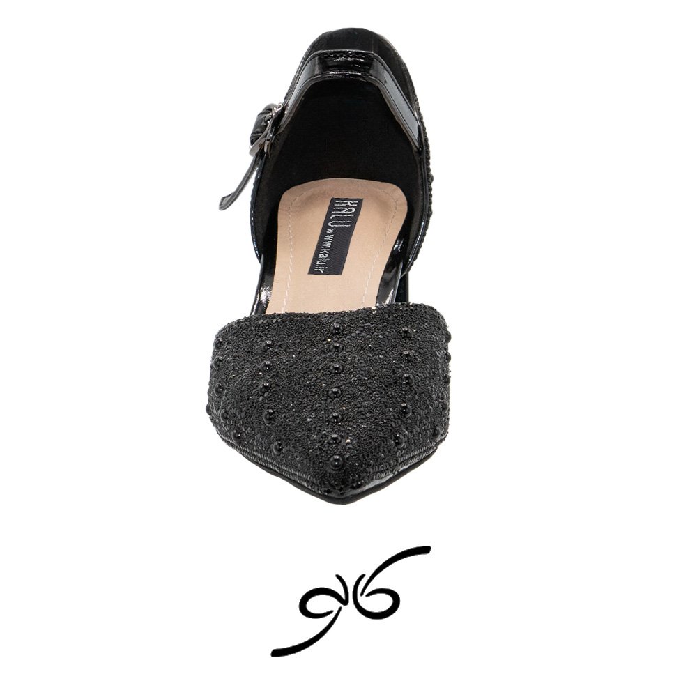 کفش زنانه پاشنه کوتاه پشت بسته