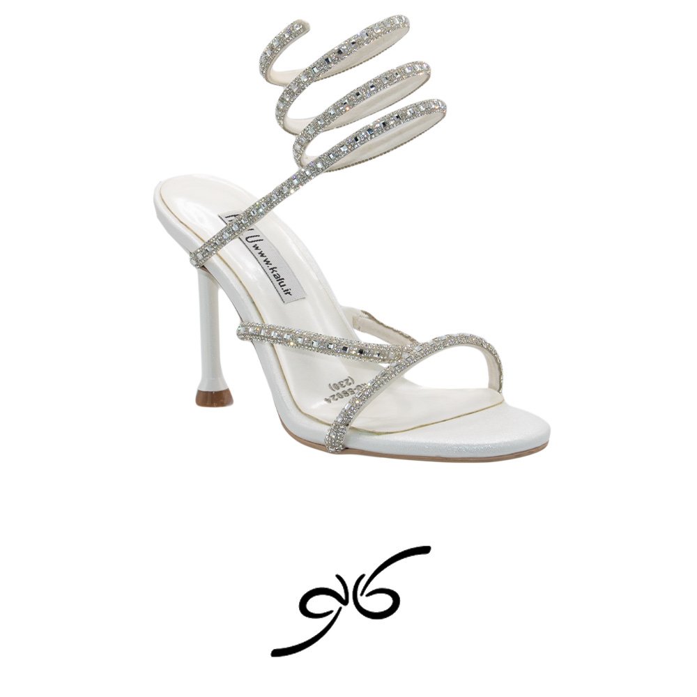 کفش نگینی دورپیچ فنری