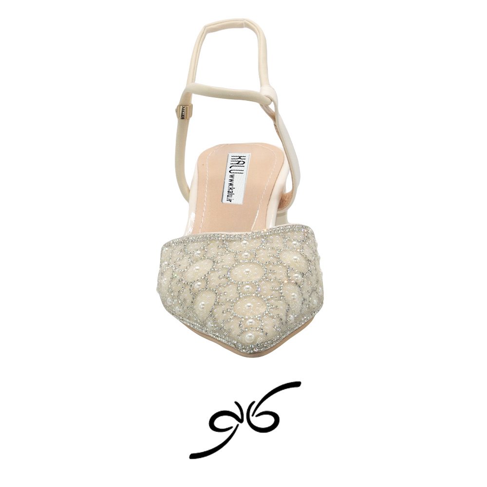 کفش زنانه پاشنه کوتاه پشت باز