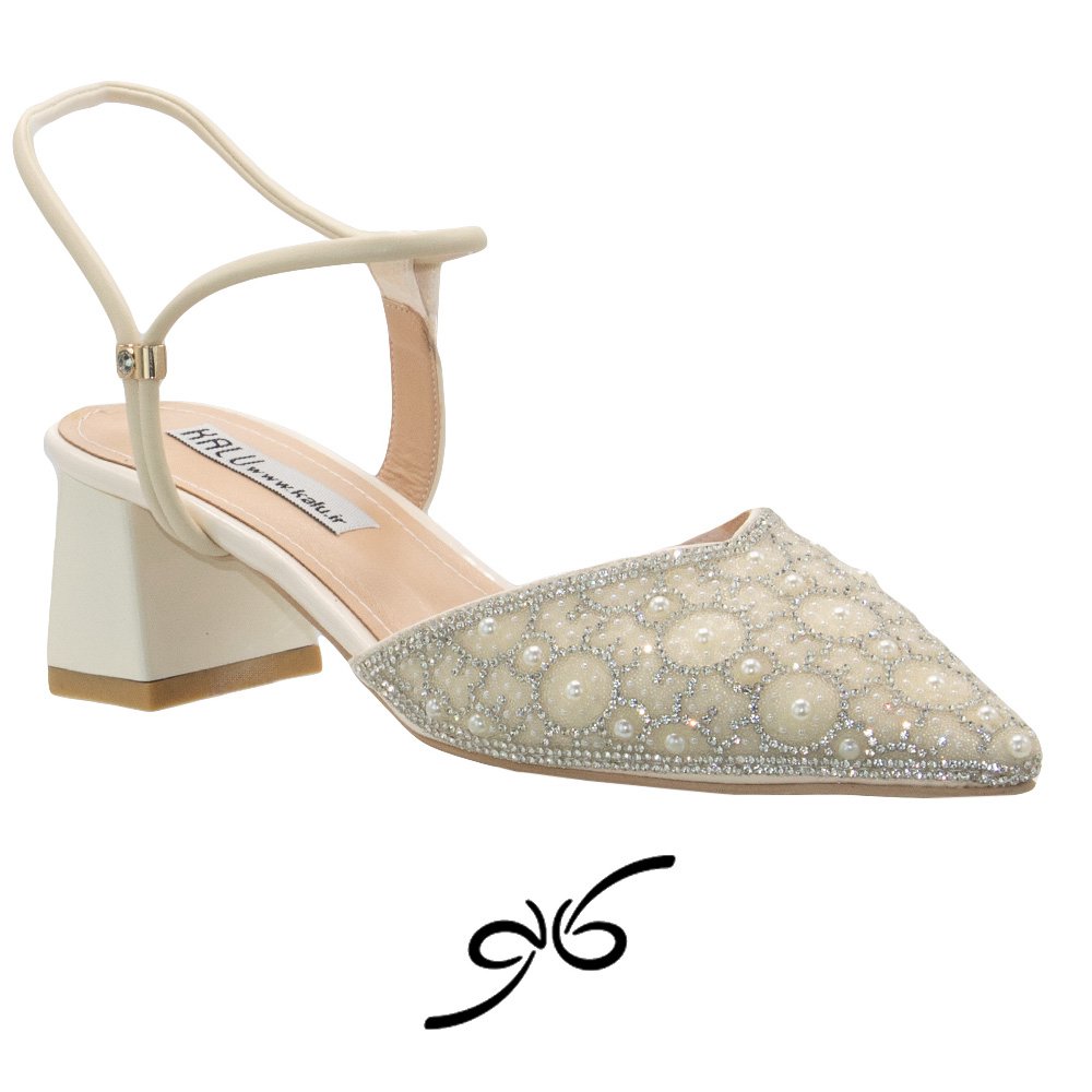 کفش زنانه پاشنه کوتاه پشت باز