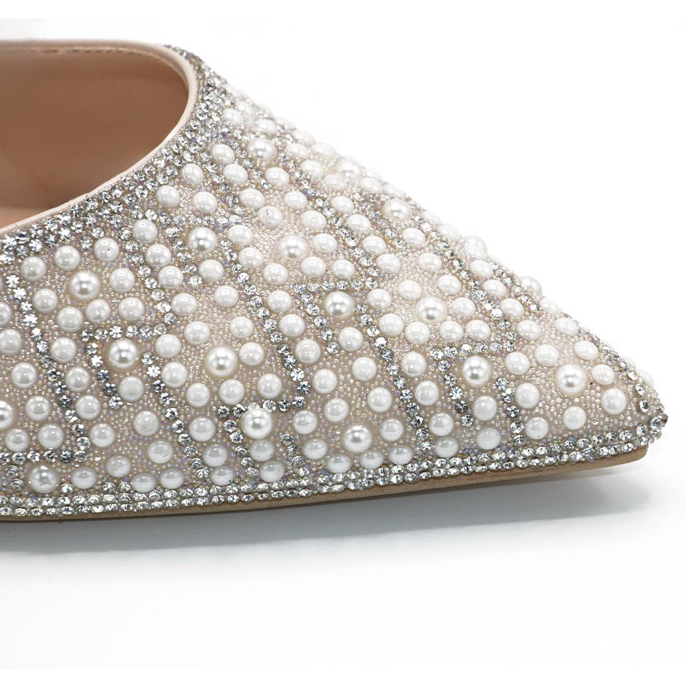 کفش زنانه مرواریدی