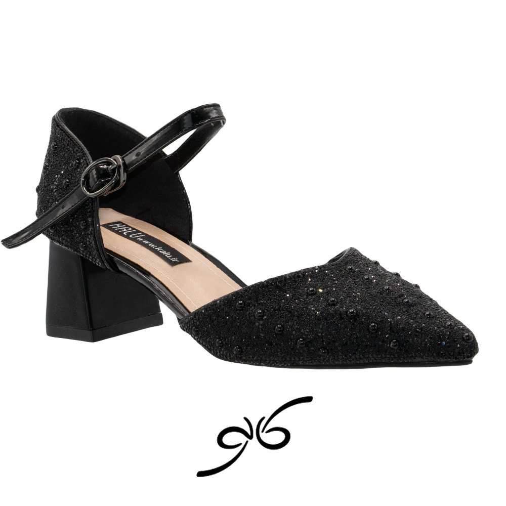 کفش زنانه پاشنه کوتاه پشت بسته