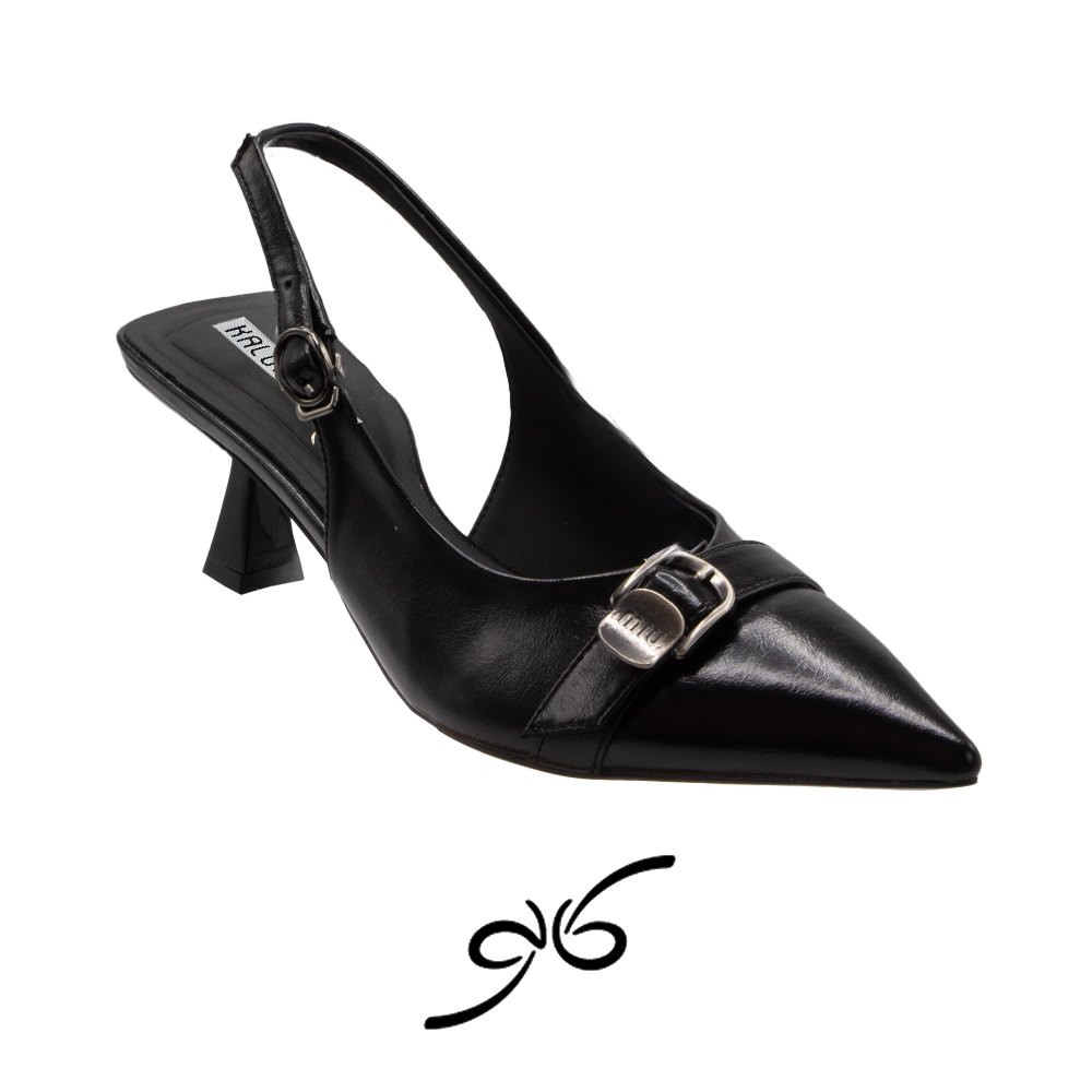 کفش زنانه پشت باز پاشنه کوتاه