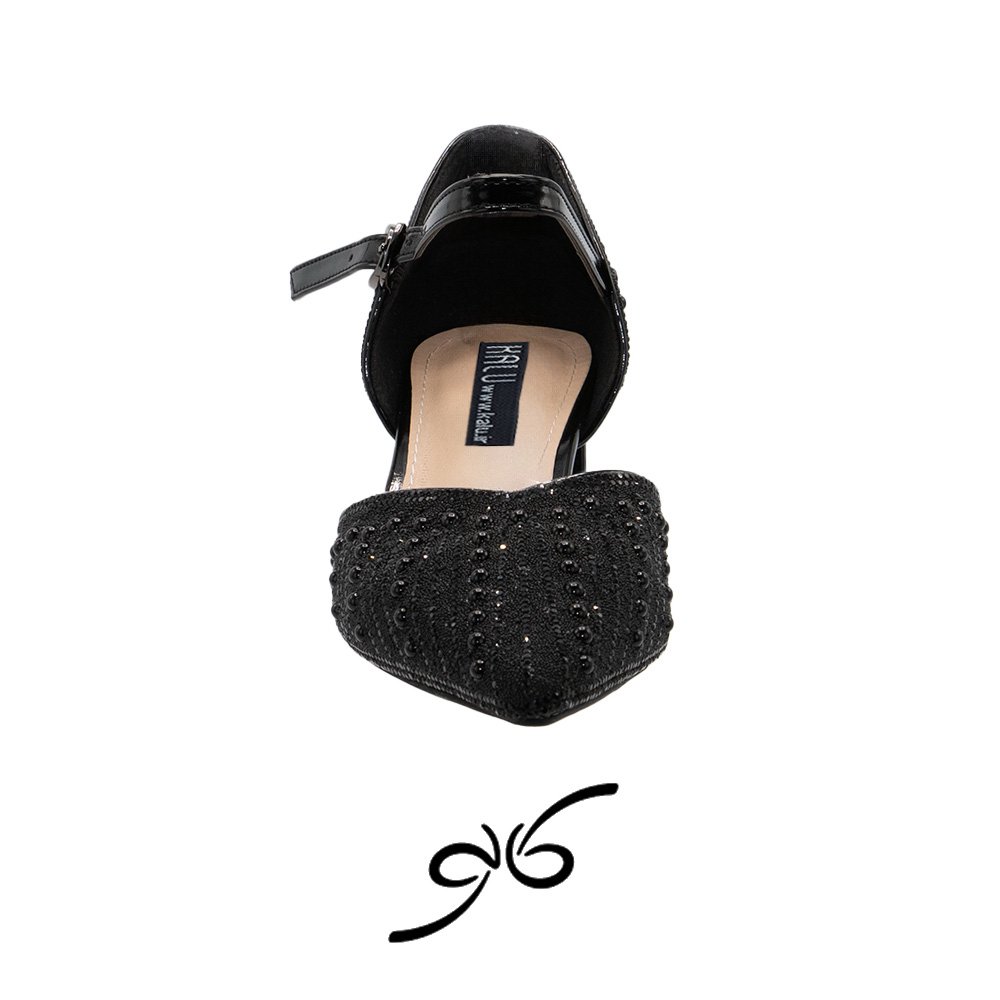 کفش زنانه پشت بسته نیگینی مرواریدی