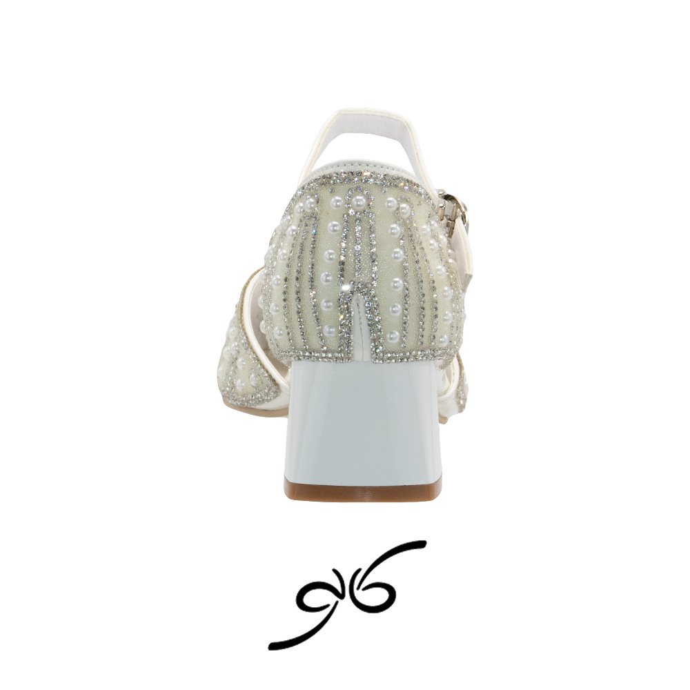 کفش زنانه پشت بسته نیگینی مرواریدی