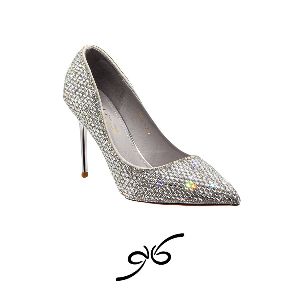 کفش زنانه مجلسی نگینی