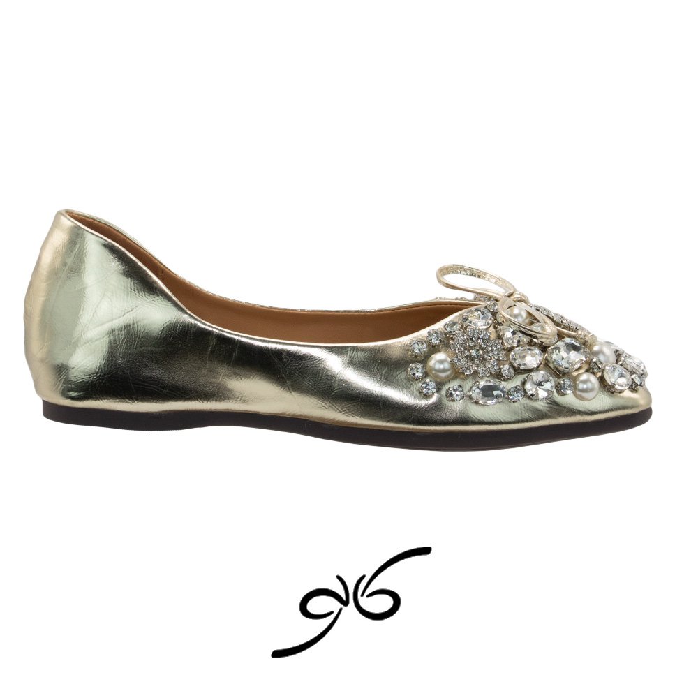 کفش زنانه مجلسی جلو سنگی