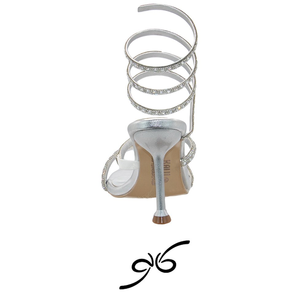 کفش نگینی دورپیچ فنری