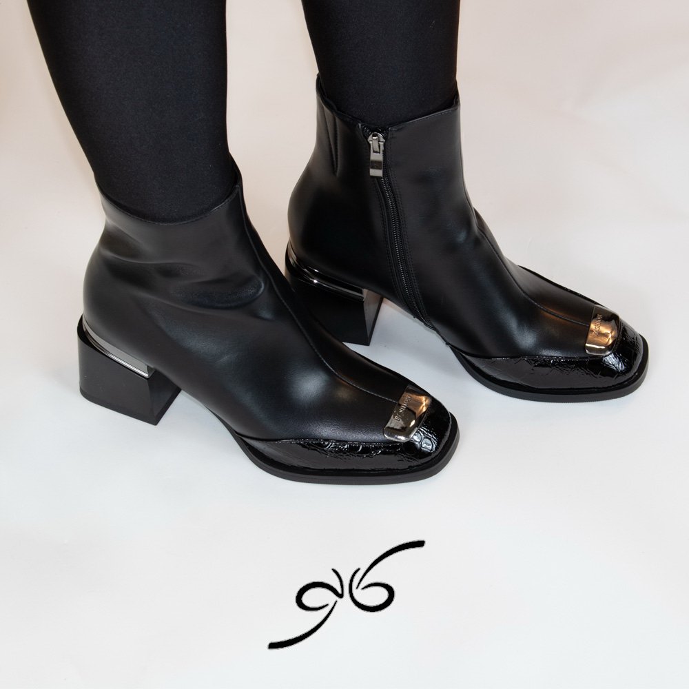 نیم بوت زنانه شیک پاشنه دار