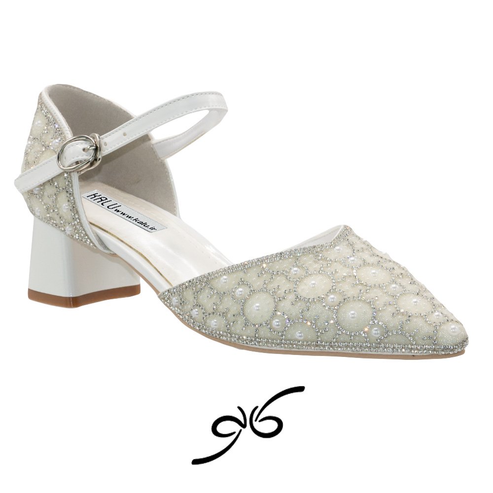 کفش زنانه پاشنه کوتاه پشت بسته