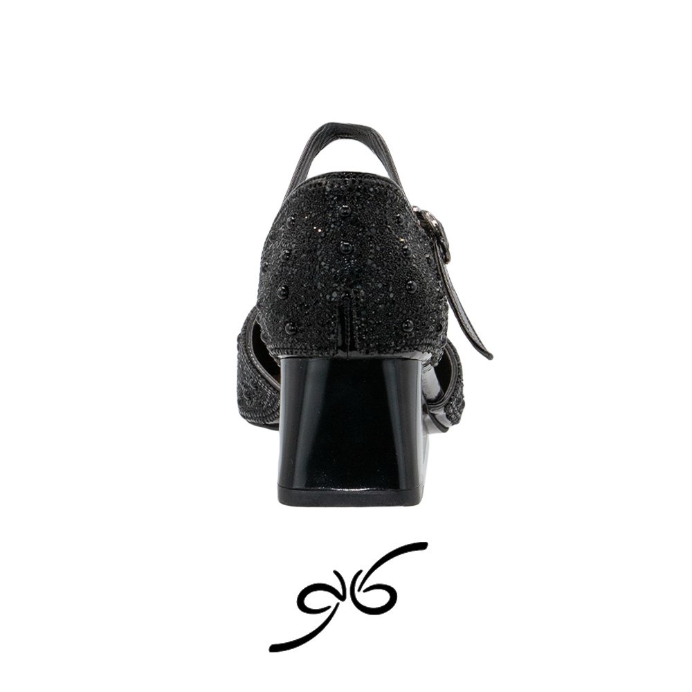 کفش زنانه پاشنه کوتاه پشت بسته