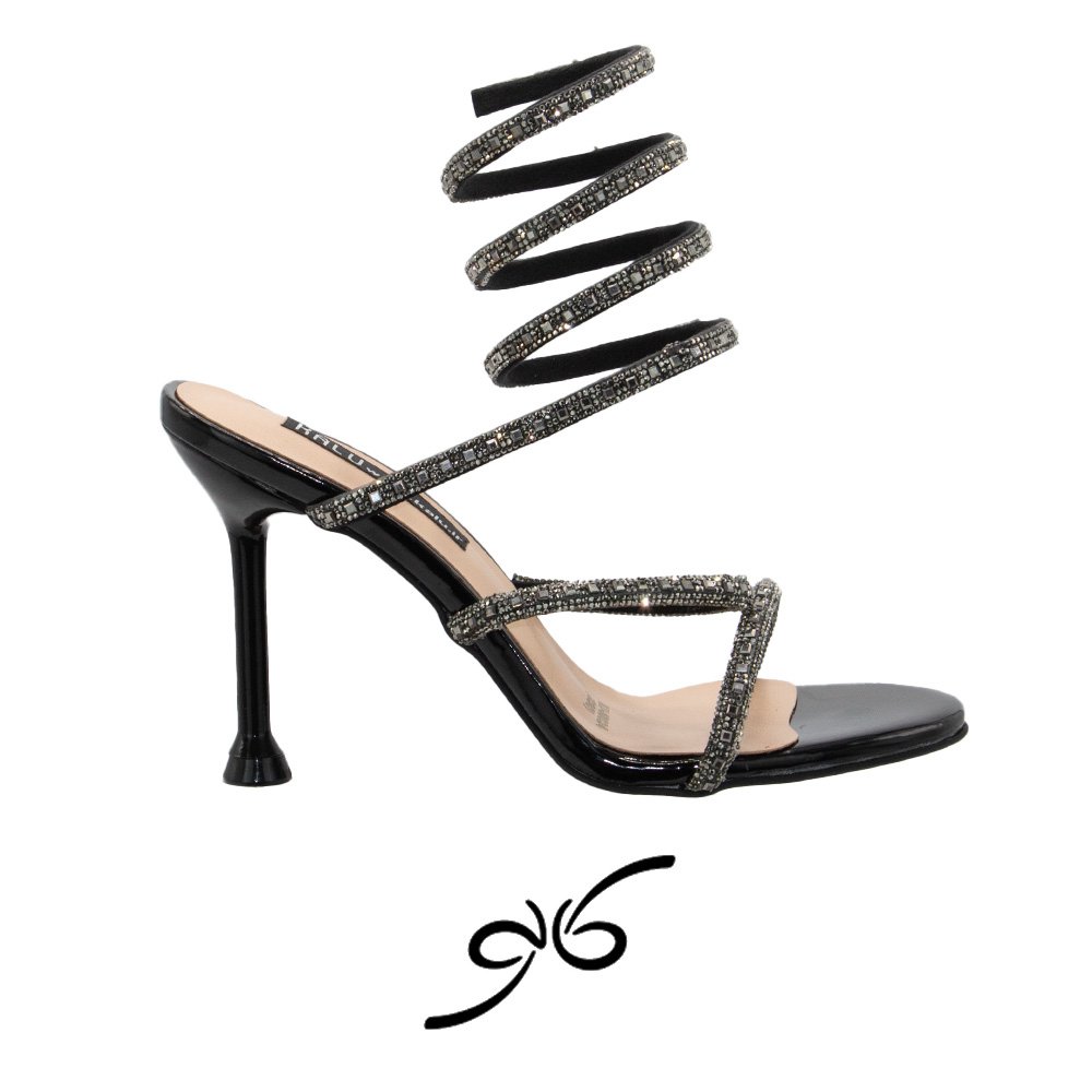 کفش نگینی دورپیچ فنری