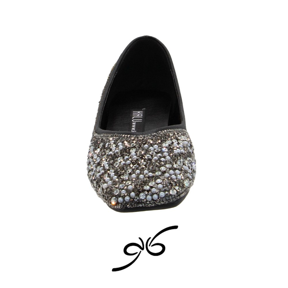 کفش شب زنانه مرواریدی فلت