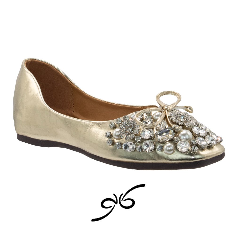 کفش زنانه مجلسی جلو سنگی