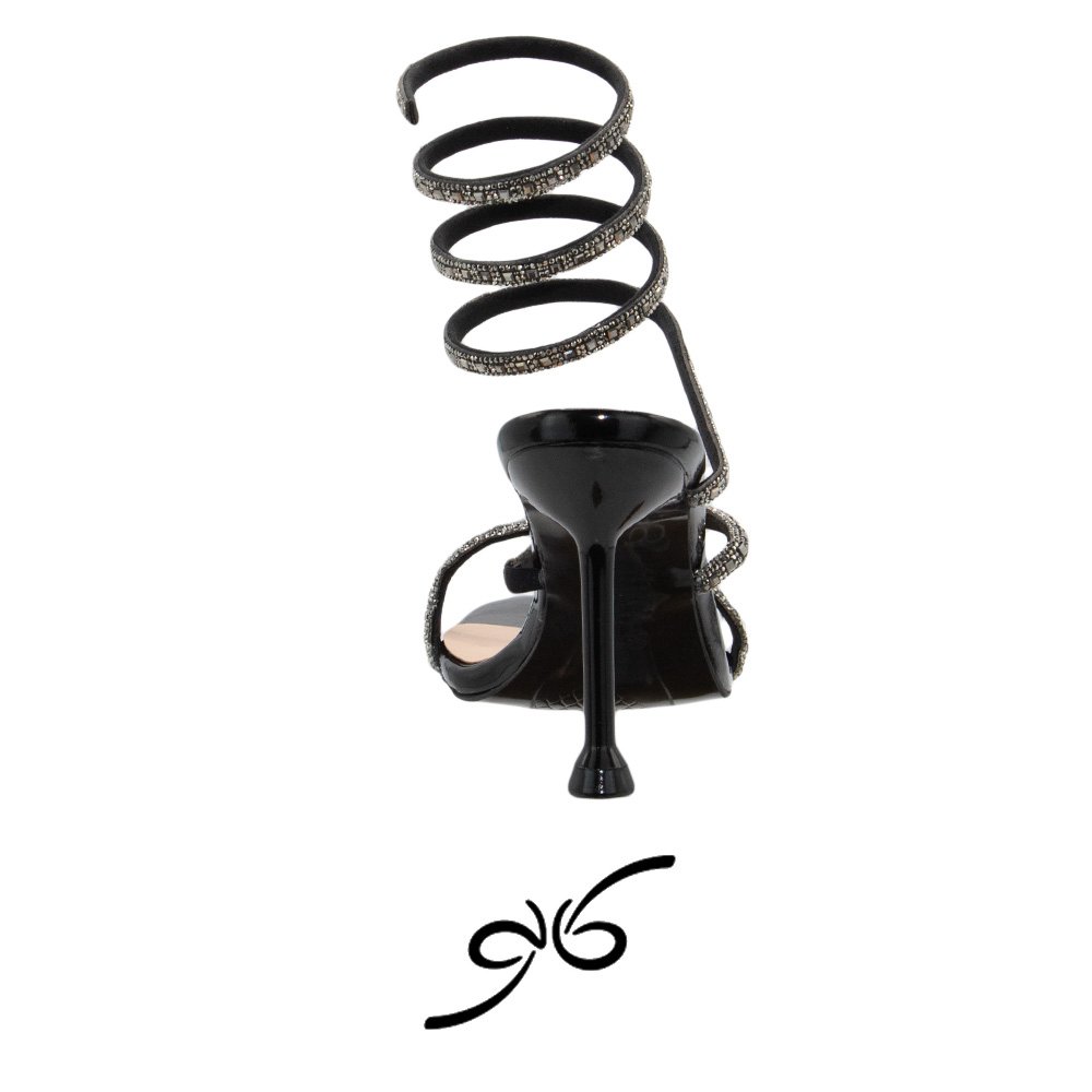 کفش نگینی دورپیچ فنری