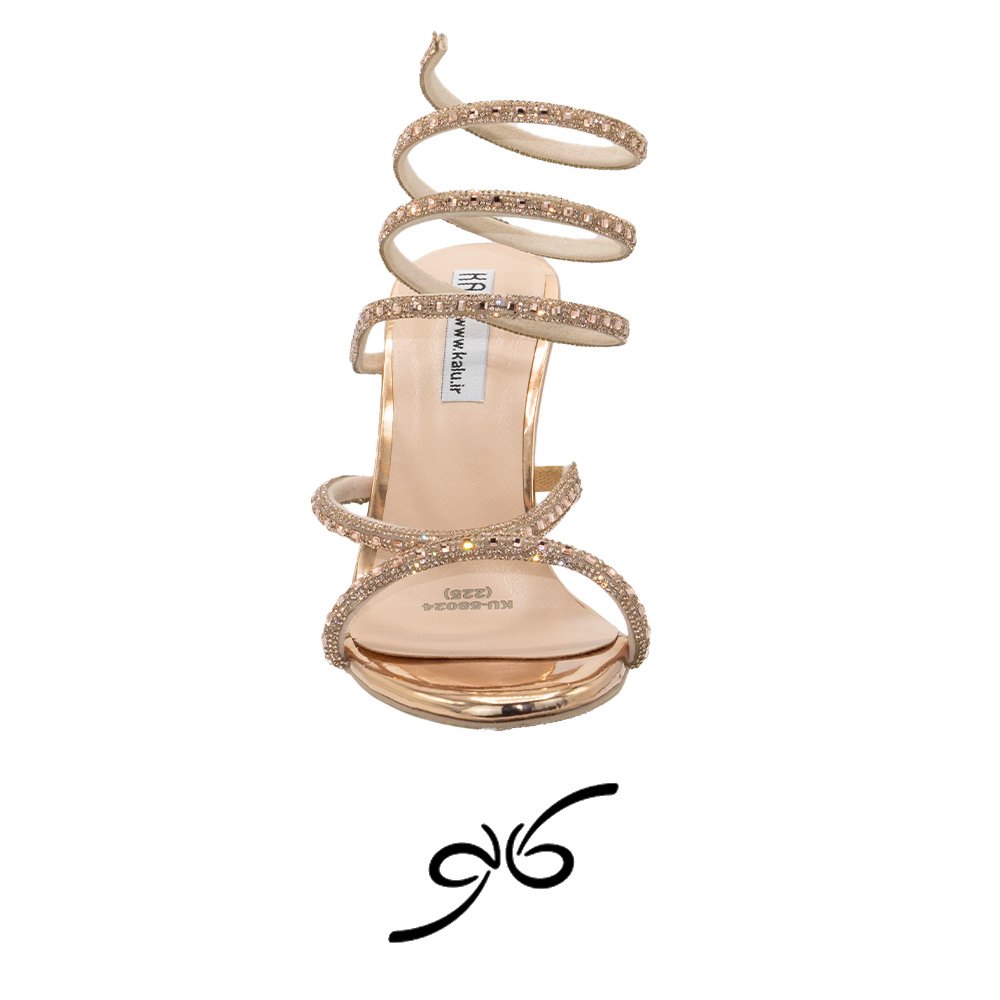 کفش نگینی دورپیچ فنری