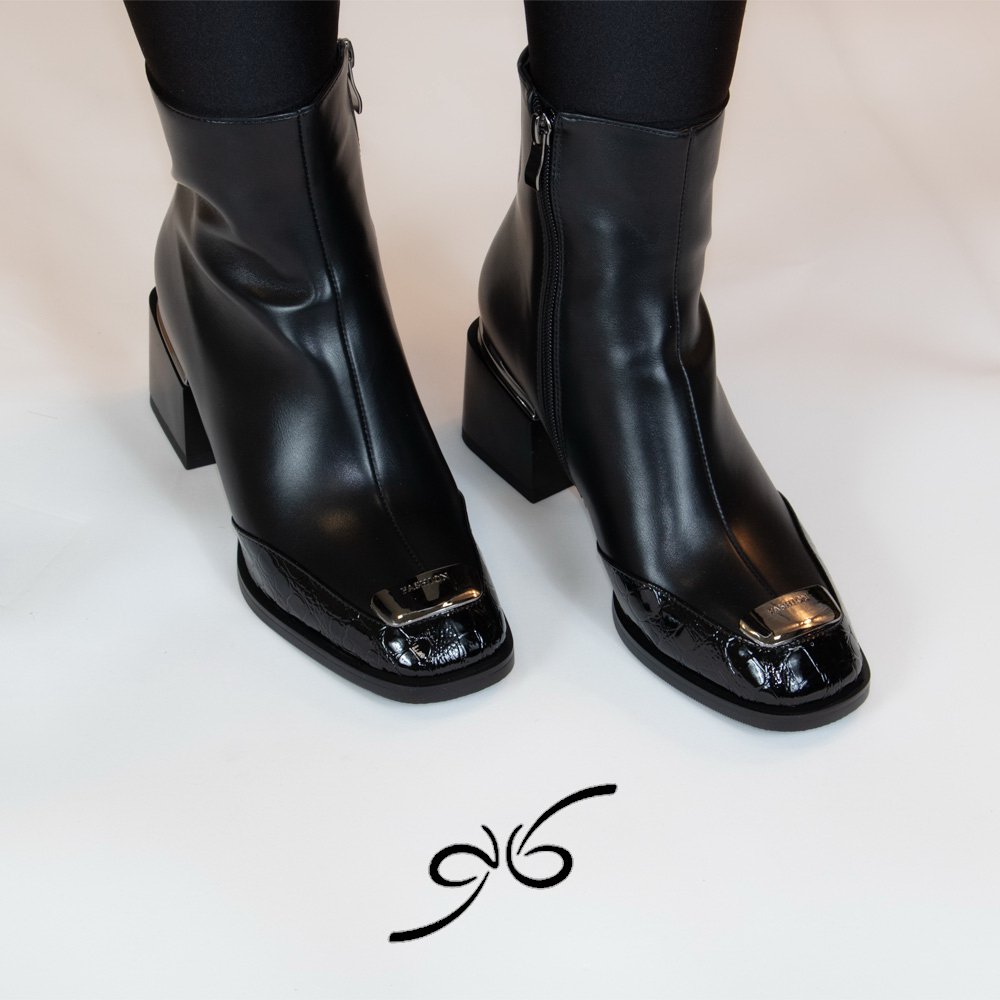 نیم بوت زنانه شیک پاشنه دار