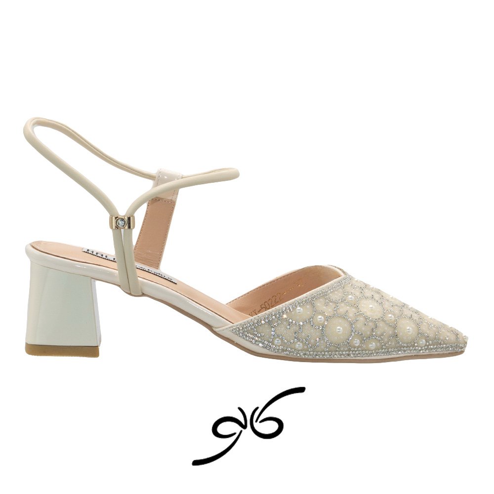 کفش زنانه پاشنه کوتاه پشت باز