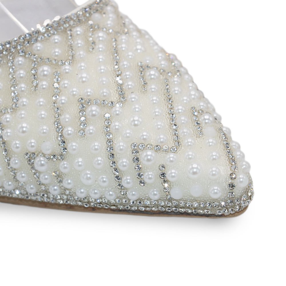 کفش مهمانی زنانه مرواریدی