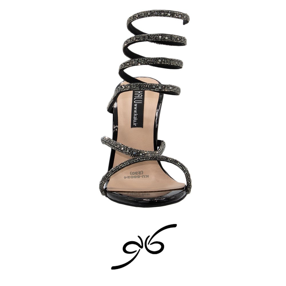 کفش نگینی دورپیچ فنری