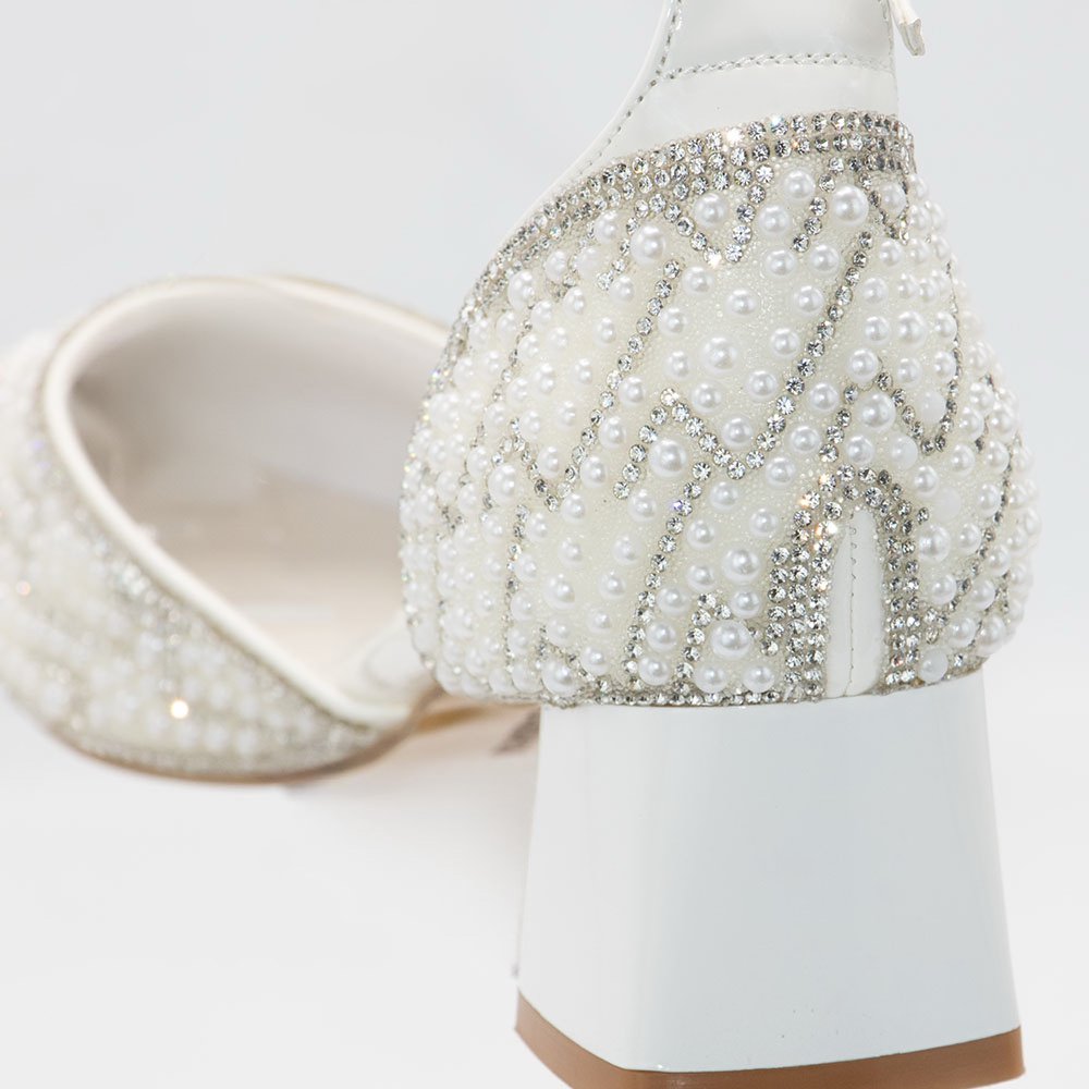 کفش مهمانی زنانه مرواریدی