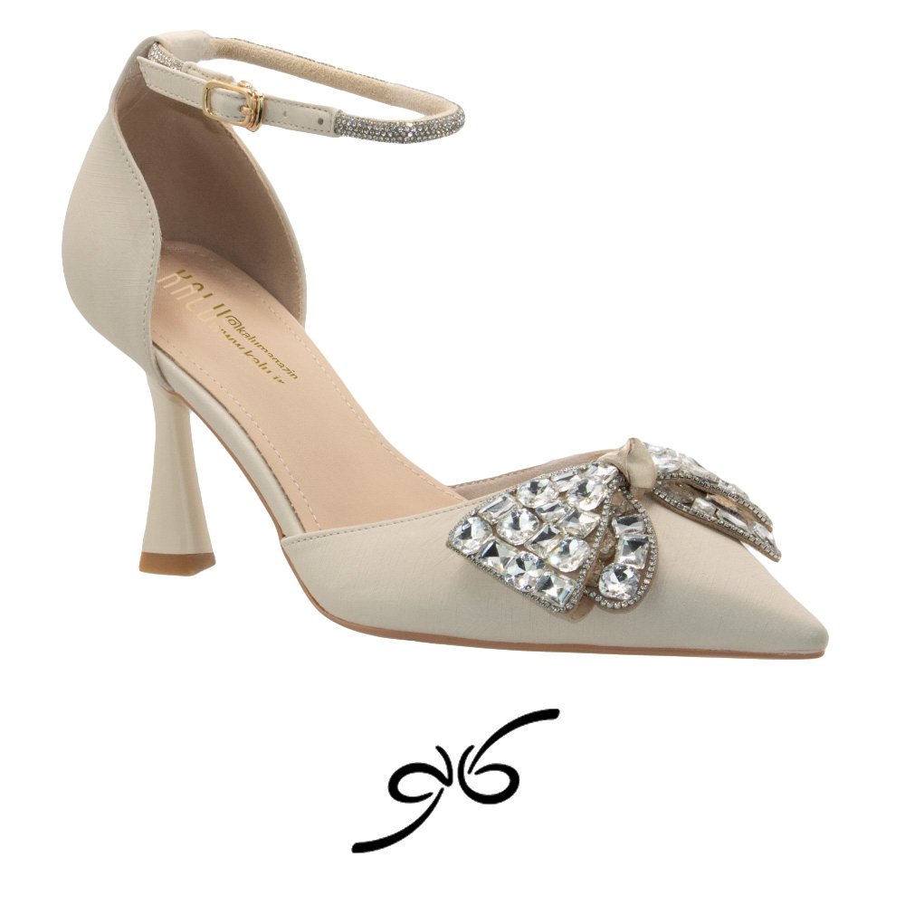 کفش زنانه فلاور با بند قابل تنظیم